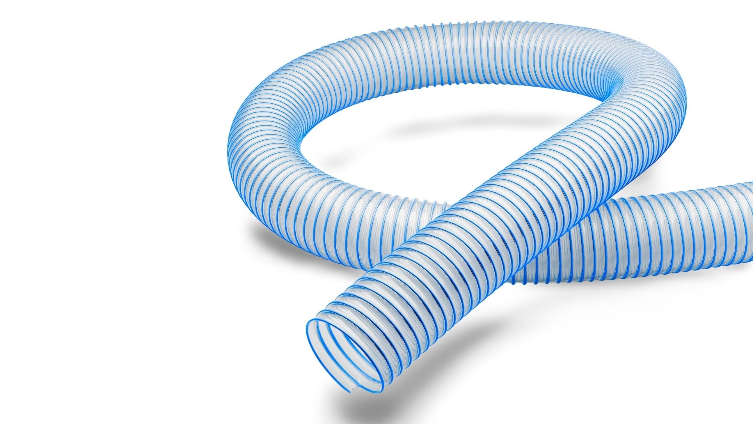 Flamex B-F H Blue flame-retardant woodworking extraction hose — Flex Appeal