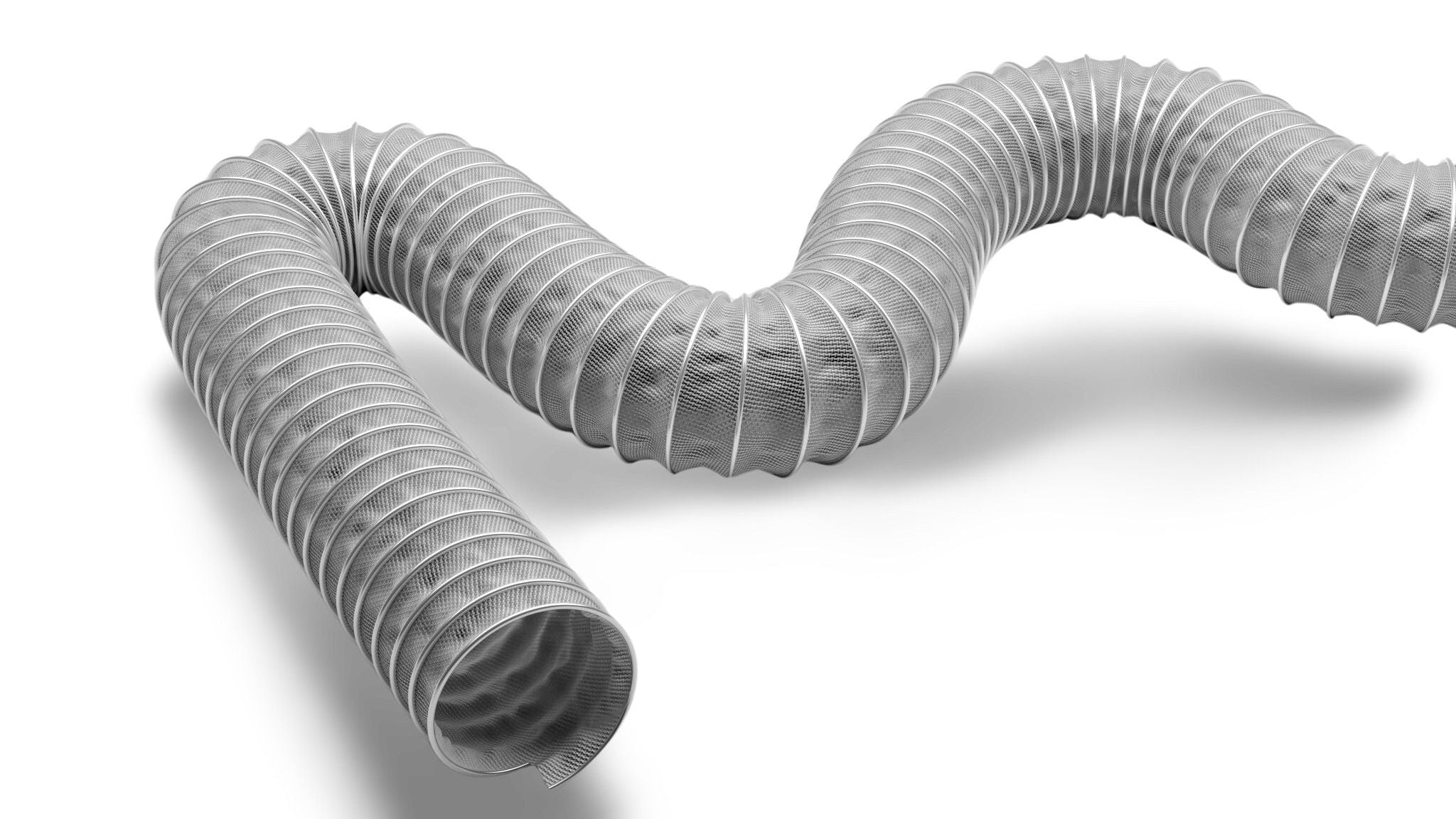 Master-Clip HT 400 high-temperature fabric hose — very flexible, to 400°C, peak 450°C