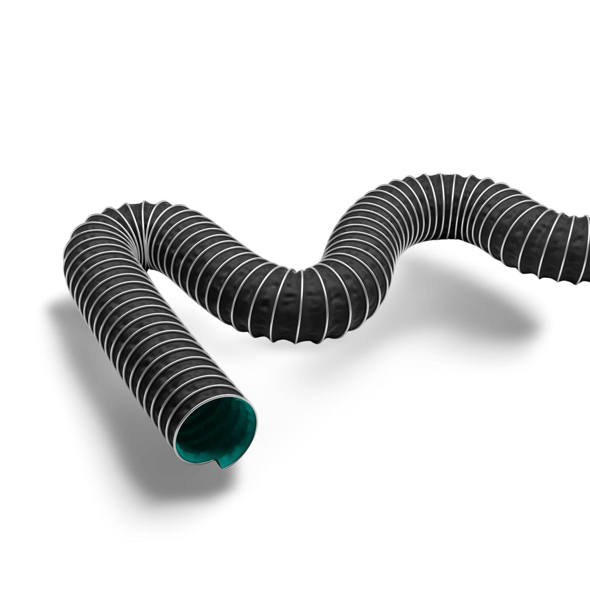 Master-Clip HYPALON elastomer-coated hose — flame-retardant, chemical-resistant, to 175°C