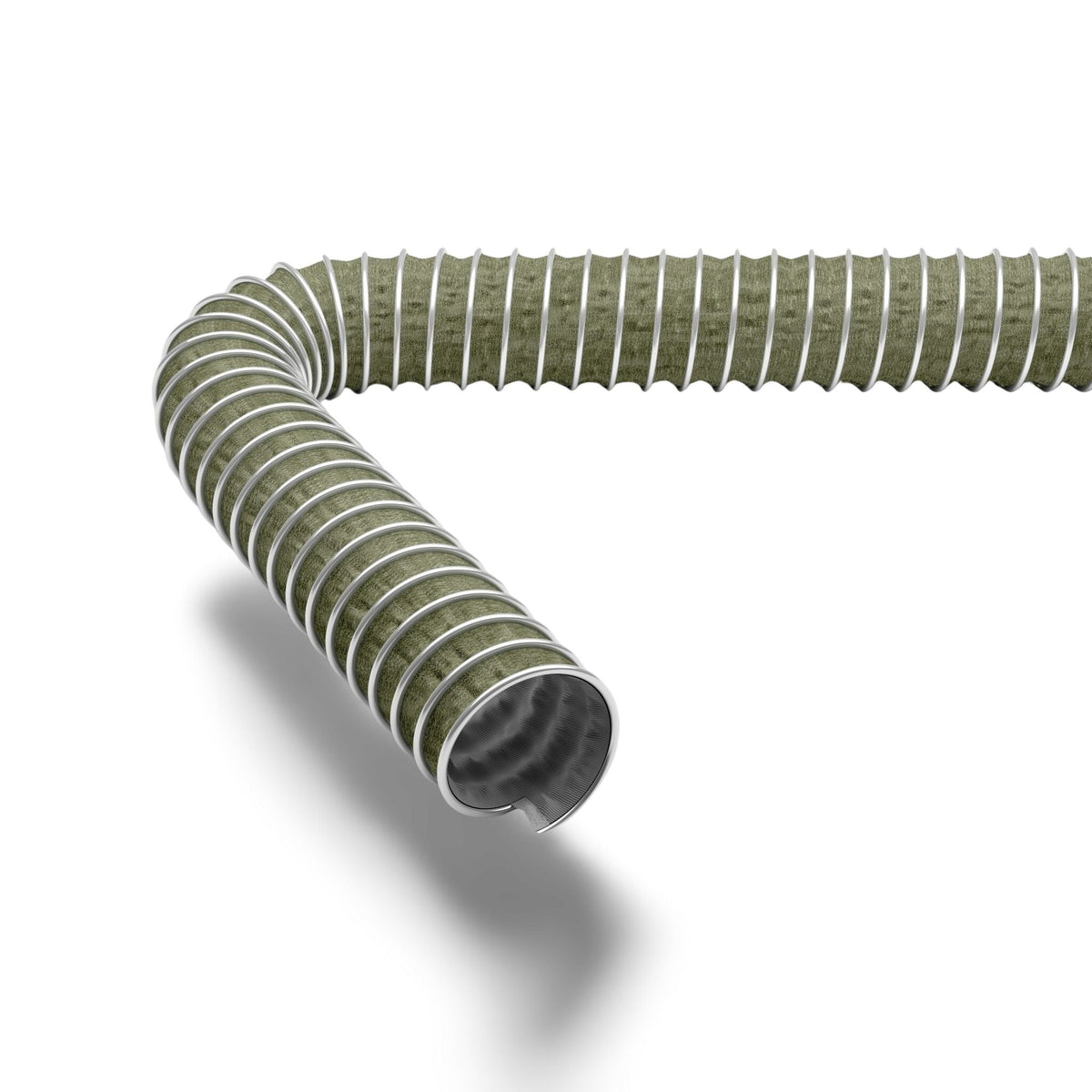 Master-Clip ISO-CAR glass-fabric high-temperature hose — aviation grade, to 300°C, peak 350°C