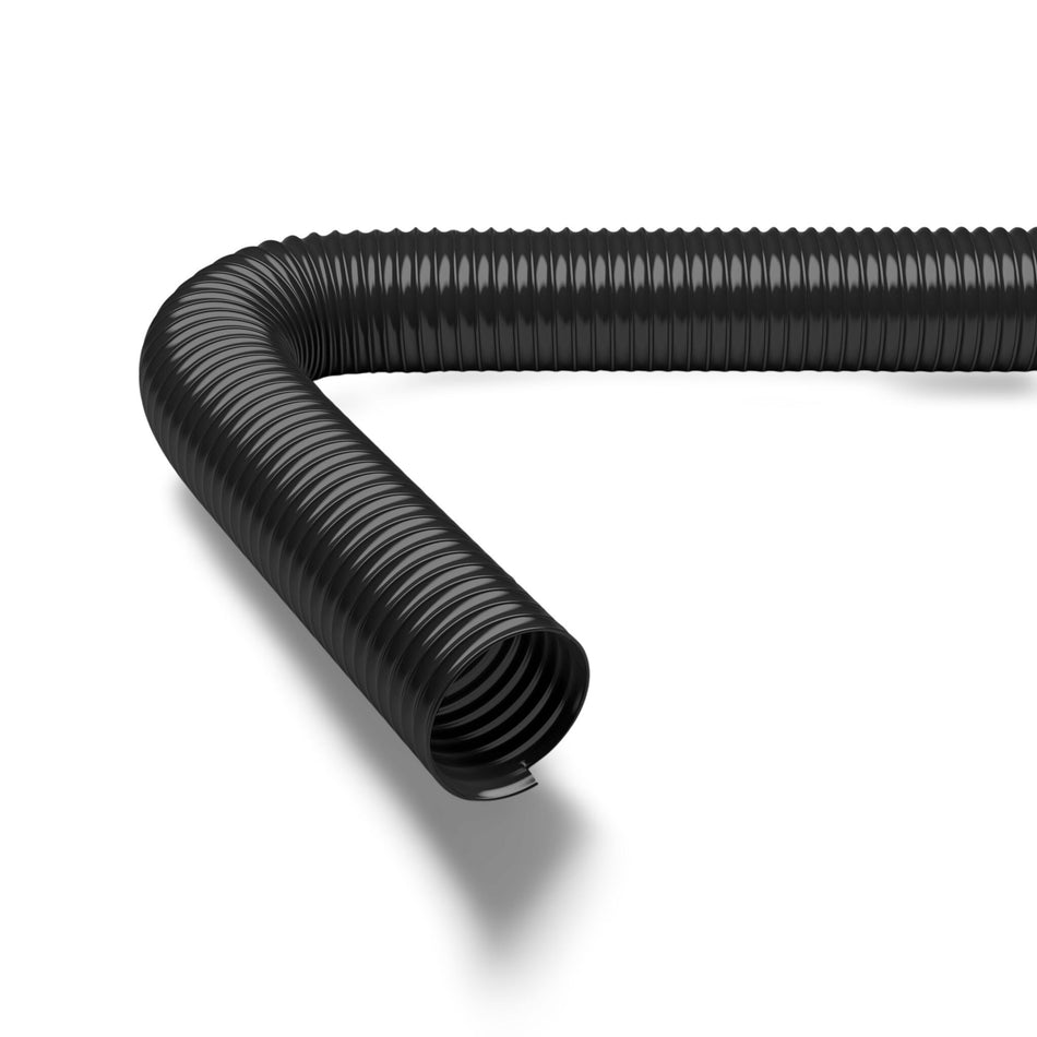 Master PVC LF L light-duty PVC film hose with steel helix — flame-retardant, to 70°C