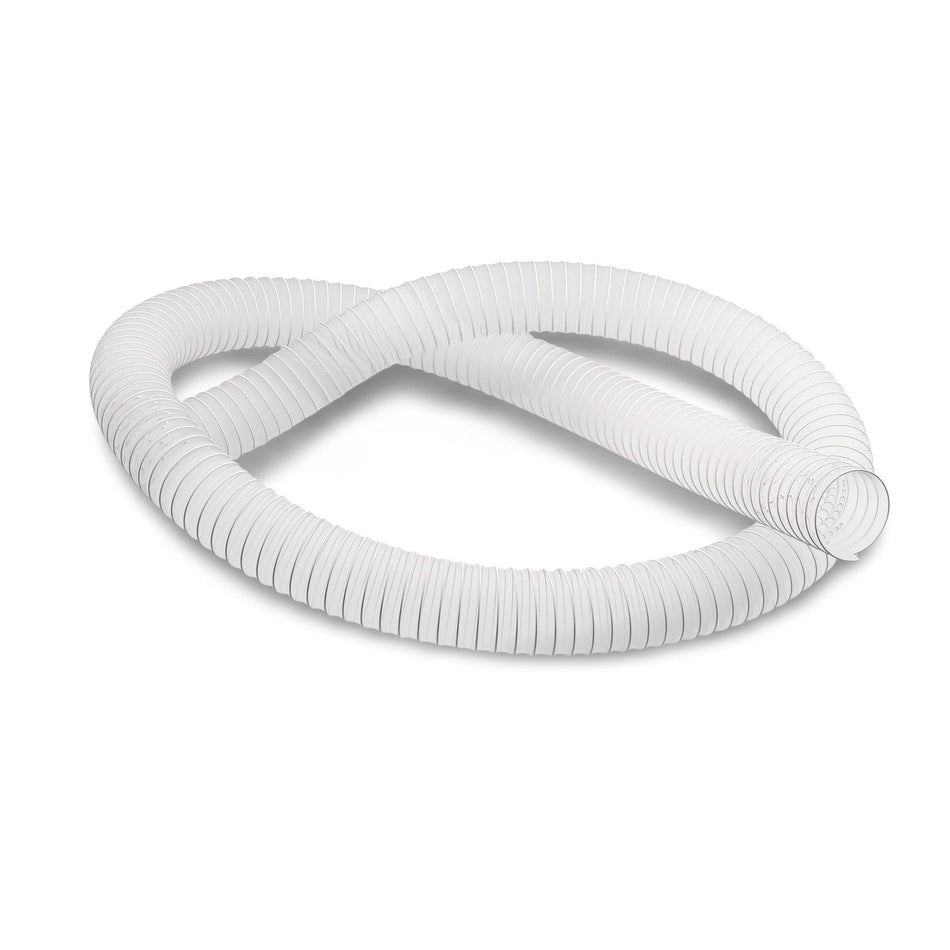Master PUR LF Food polyurethane food-grade suction hose — light-duty, FDA and EU 10/2011, clear
